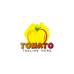 Wall Mural - tomato logo template design vector