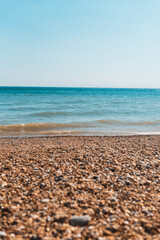 pebble beach and sea