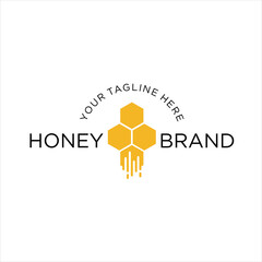 Wall Mural - Bee hive icon logo vector