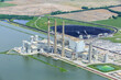 Aerial Photo of Coal Burning Power Plant