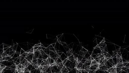 Wall Mural - digital animation technological background video
