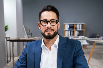 Businessman Working At The Office