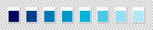 Color Palette Mockup. Trending Color Palettes. Vector Illustration