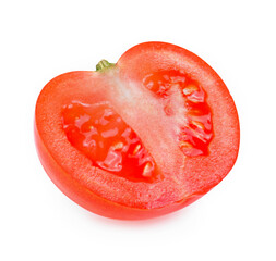  Tomato isolated on white background