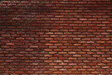 Red Block Brick Wall Texture Background