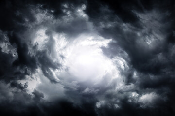 Wall Mural - storm clouds background