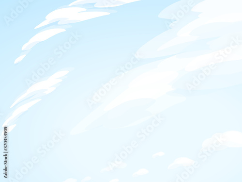 シンプルでかわいい空の背景イラスト Stock Vector Adobe Stock