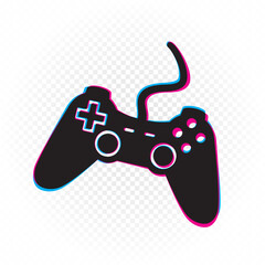 glitch gamepad computer joystick icon