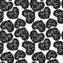 seamless pattern, abstract heart with ornament, pattern for wallpaper and fabric, wrapping paper, wedding design