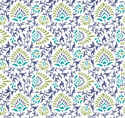  Colorful paisley floral pattern, textile , Rajasthan, royal India