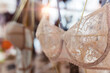 Light defocused image of a lingerie store