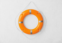 Lifebuoy Ring On Light Background