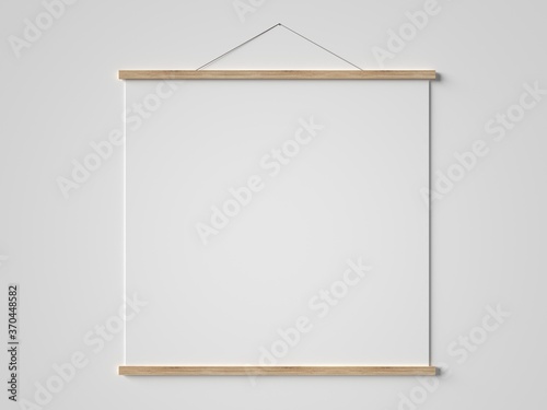 Download Small Poster Hanger 3d Render Mockup Buy This Stock Illustration And Explore Similar Illustrations At Adobe Stock Adobe Stock PSD Mockup Templates