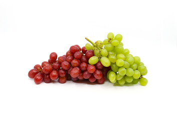 red and green grapes