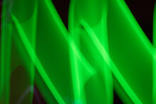 Neon Swirls And Lines Retro Abstract Light Streaks