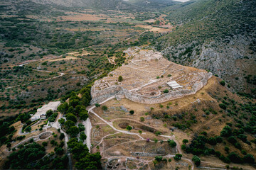 Wall Mural - Archaeological site of Mycenae in Greece