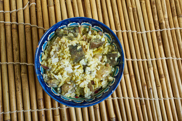 Canvas Print - South Indian Mushroom Biryani