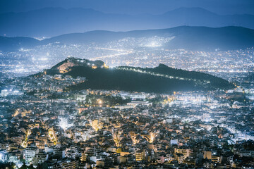 Wall Mural - Night at Attica (Athens), Greece