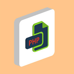 Fototapete - PHP computer symbol