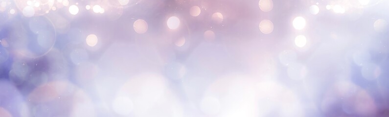 Wall Mural - abstract blue purple christmas background banner - pastel background with bokeh lights