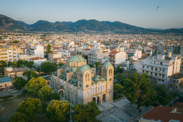 Wall Mural - Pantokrator Church at Patras, Greece