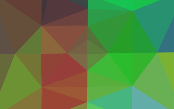 Light Multicolor, Rainbow vector polygon abstract layout.