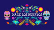 © rocky_raccoon - Day of the Dead, traditional Mexican holiday, Dia De Los Muertos, set of elements, vector illustration