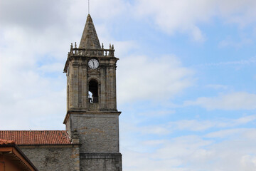 Tower of Church of Noja (Cantabria, Spain)