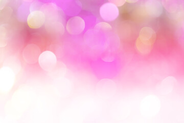 Wall Mural - blurred of bokeh light in pastel colored for background.