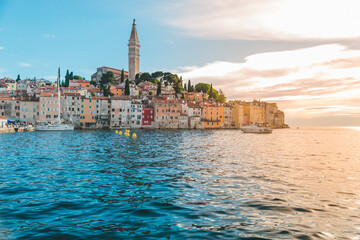 Wall Mural - Rovinj city in Croatia at day light