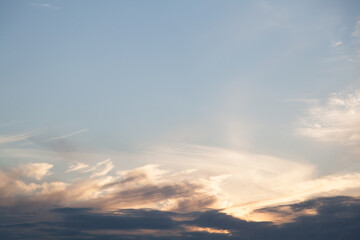 Contrast cloudy sky texture background sunset