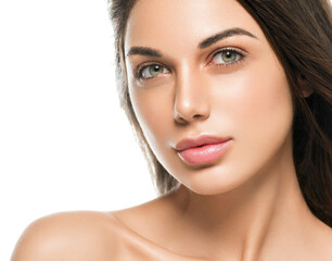 Natural fresh clean skin woman beauty