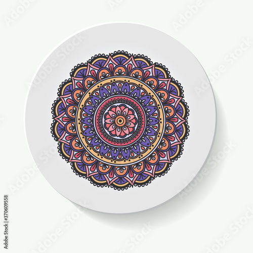 Fotomural decorative plates for interior design