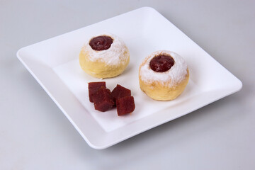 Wall Mural - Sweet bread stuffed with guava jam