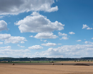 Wall Mural - rural landscape between Lens and Arras in the north of france