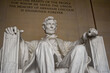 Iconic statue of Abraham Lincoln in the Lincoln Memorial in Washington, D.C.
