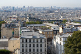 Fototapeta Paryż - Vue panoramique sur Paris depuis la butte Montmartre