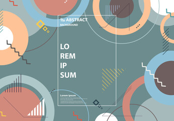 Poster - Abstract design of geometric pattern design cover artwork pattern background. illustration vector eps10