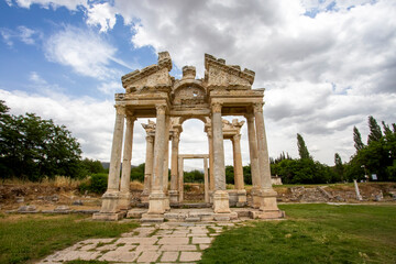 Wall Mural - Afrodisias Ancient city. (Aphrodisias). The common name of many ancient cities dedicated to the goddess Aphrodite. The most famous of cities called Aphrodisias. Karacasu - Aydın, TURKEY