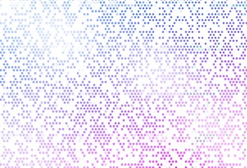 Wall Mural - Light Pink, Blue vector pattern with spheres.