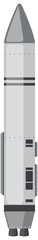 Wall Mural - isolated space rocket cartoon