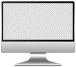 © GraphicsRF - Blank screen computer icon isolated on white background