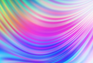 Poster - light multicolor, rainbow vector pattern with lamp shapes.