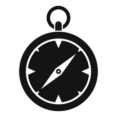 Poster - survival compass icon. simple illustration of survival compass vector icon for web design isolated o
