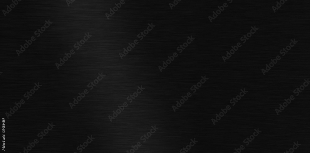 Polished black metal background. Striped abstract texture - obrazy, fototapety, plakaty 