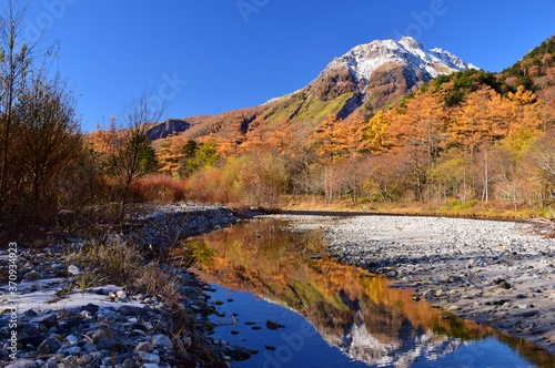 北アルプス 上高地 秋景色 Stock Photo Adobe Stock