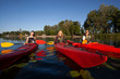 © VIAR PRO studio - Kayaking. People paddling a kayak. Canoeing. Paddling.