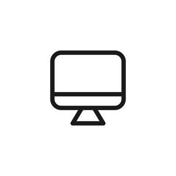 Monitor icon. Computer symbol modern, simple, vector, icon for website design, mobile app, ui. Vector Illustration