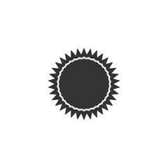 Wall Mural - sun simple icon logo