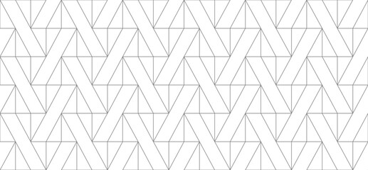 seamless thin linear pattern with triangles. abstract geometric low poly background. stylish fractal